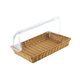 thumbnail image 5 of Cesta de pan tejido de ratán imitación, cesta de servicio de alimentos, contenedor de almacenamiento de alimentos multipropósito, cesta de servicio 42CMX28CMX26CM, 5 of 9