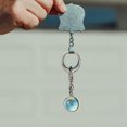 thumbnail image 2 of MOVTOTOP 1Pcs Globe Key Chain 3D Globe Shape Glass Material For Phone Chain, 2 of 7