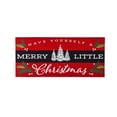 thumbnail image 5 of Evergreen Merry Little Christmas Sassafras Indoor Outdoor Switch Doormat 1'10"x10" Red, 5 of 8