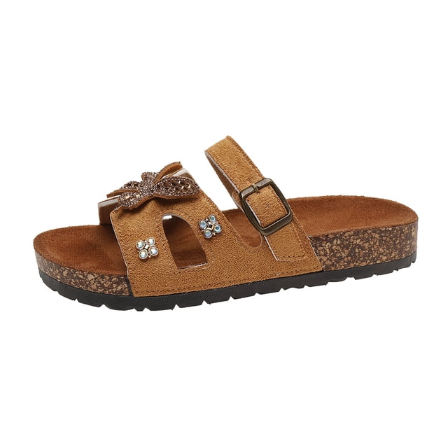 DAFEI Sandales à Plateforme pour Femmes Chaussures Sandales Compensées Épaisses Sandales pour Femmes avec Semelle Intérieure en Mousse Mémoire et Semelle Intérieure en Liège