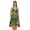 Multicolor, variant on Printed Adjustable Spaghetti Strap Dress For Women Summer Midi Dress with Pockets