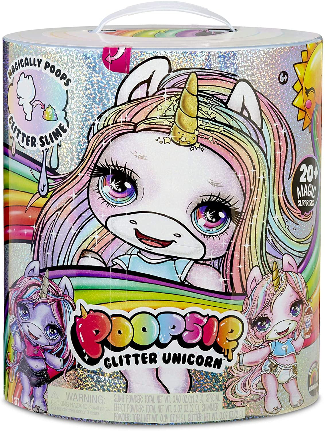 Poopsie Surprise Glitter Unicorn Slime Pink Or Purple Multicolor Authentic NeW