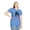 Carolina Blue, variant on Patriotic Adult Blue Crew Neck T-Shirt, Fourth of July