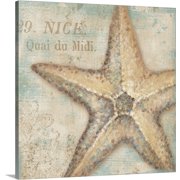 Great BIG Canvas | "A La Plage II" Canvas Wall Art - 24x24