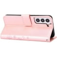 thumbnail image 4 of Compatible with Samsung Galaxy S22 Case Glitter with Card Holder Flip Wallet Phone Case for Women Crystal Butterfly Shockproof Protective Case for Samsung Galaxy S22,Rose Gold GY, 4 of 12