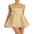 thumbnail image 1 of Women Sleeveless Mini Backless Dress Spaghetti Strap A Line Cocktail Dresses, 1 of 5