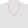 thumbnail image 4 of 10K Yellow Gold Rope Chain Styles Necklace 3 mm D/C Quadruple 22 inch, 4 of 4