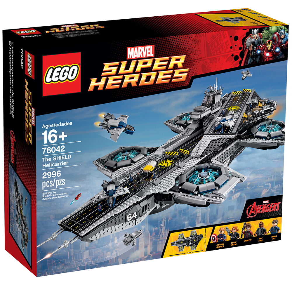 ild Settlers færge LEGO Super Heroes The SHIELD Helicarrier 76042 - Walmart.com