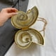 thumbnail image 2 of Bolsos Noche Con Forma Concha Bolso Mano Acrílico para Fiesta Boda (dorado), 2 of 5