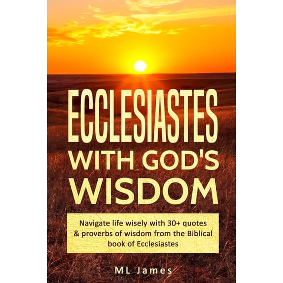 Divine Wisdom Ecclesiastes with God's Wisdom: Navigate life wisely with 30  quotes & proverbs of wisdom from the Biblical book of Eccl, Book 3, (Paperback)