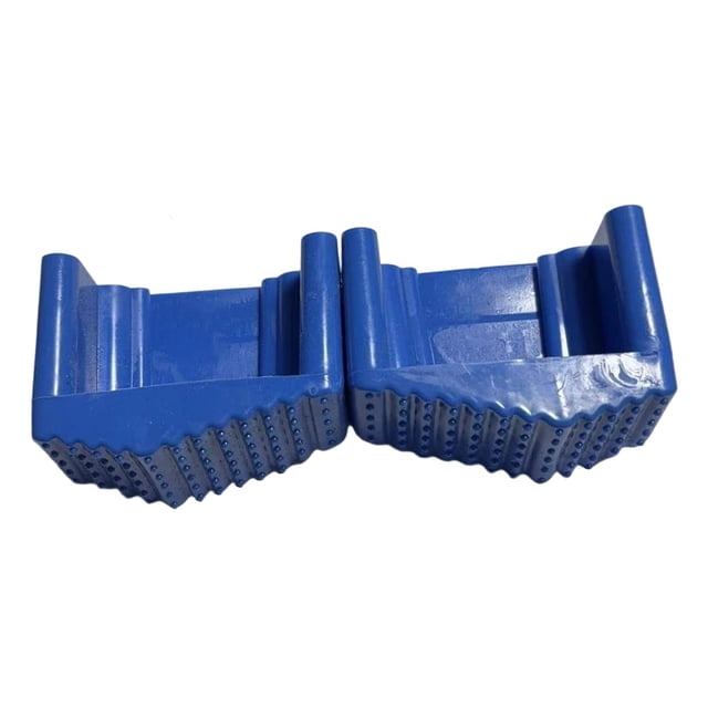 2 cubiertas para pies de escalera extensibles, tapas de extremo, antideslizantes y resistentes al desgarro, almohadillas de goma profesionales,