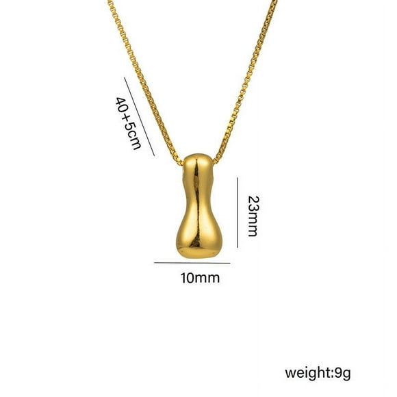 10Pcs Initial Letter Necklace, Vacemry Personalized Initial Letter Necklace, Gold Plated Bubble Pendant Necklace, Custom Jewelry Gift For Her Mom Wife Girlfriend, Dainty Layering Chain Necklaces For