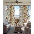 thumbnail image 6 of Cute Animals Zoo Blackout Curtains for Bedroom Living Room Darkening Curtains 63 Inches Long Cartoon Funny Elephant Tiger Window Curtain 2 Panels Set Insulated Window Treatment Grommet Drapes 52"x63", 6 of 9