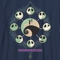 thumbnail image 2 of Boy's The Nightmare Before Christmas Forever & Always Couple Graphic Tee Navy Blue Small, 2 of 4