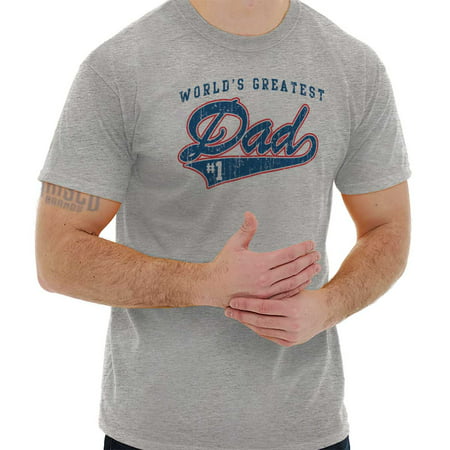 Brisco Brands Worlds Greatest Dad Sports Gift Mens Short Sleeve T-Shirt