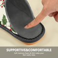 thumbnail image 6 of IAUYY Memory Foam House Slippers Suitable for Both Men and Women. Comfortable, Anti-Slip Plush Flat-Bottomed Slippers The Best Holiday Gift Book Style Design, 6 of 9