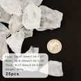 thumbnail image 2 of Pure White Raw Natural Rock Crystal Quartz Stone, Rough Clear Quartz Crystal Stone, Natural Clear Quartz Points Stones, Raw Crystal Collection Natural Rock Crystal Quartz Stone, 2 of 5
