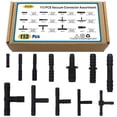 thumbnail image 1 of Surtido de conectores de vacío 113 PCS Resistencia al calor 240? (460?) Conector de tubo de vacío automotriz Kit surtido de conectores en T de vacío Nylon negro, 1 of 5