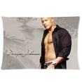 thumbnail image 1 of QIFEIHA Dwayne Johnson Pillowcase Cushion Cover Two Sides Printing Size 20x30 inch, 1 of 2