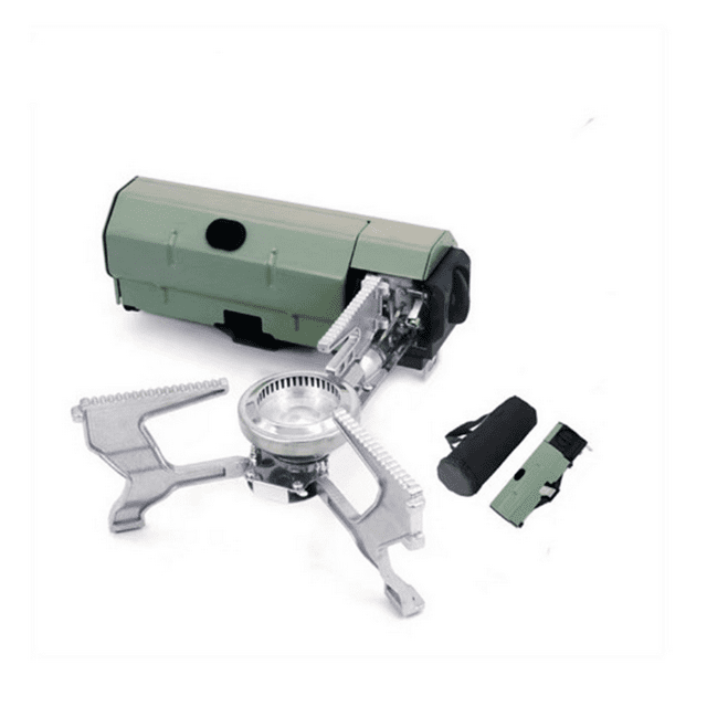 Tignapoo Portable Outdoor Camping Gas Stove with Folding Design - Efficient Tea Brewing, 2600W Power, Metal Material, Compact Size, 3 Min Boiling Time