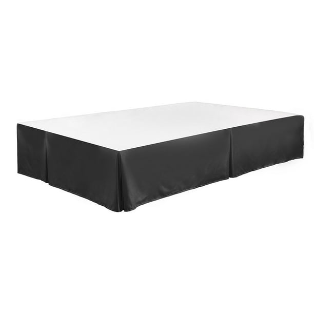 Legacy Decor Bed Skirt Dust Ruffle 100 Brushed Microfiber With 14 Drop King Size Black Color Com Legacy Decor Bed Skirt Dust Ruffle 100, Black King Size Bed Skirt