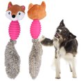thumbnail image 4 of Juguete Masticable Para Mascotas, Felpa Fácil De Llevar, Juguete De Felpa Para Perros, Dientes Limpios Duraderos Para El Hogar Para Perros OTVIAP Zorro rojo, 4 of 8