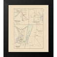 thumbnail image 2 of Hurd 12x14 Black Modern Framed Museum Art Print Titled - Glastonbury Connecticut - Hurd 1893, 2 of 5
