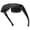 Black/Grey Lens, variant on Men's Oversized Flat Top Fit-over Sunglasses Black