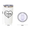 thumbnail image 3 of Taza MFGNEH Cousin Gifts para mujer, 600 ml, acero inoxidable, 3 of 7