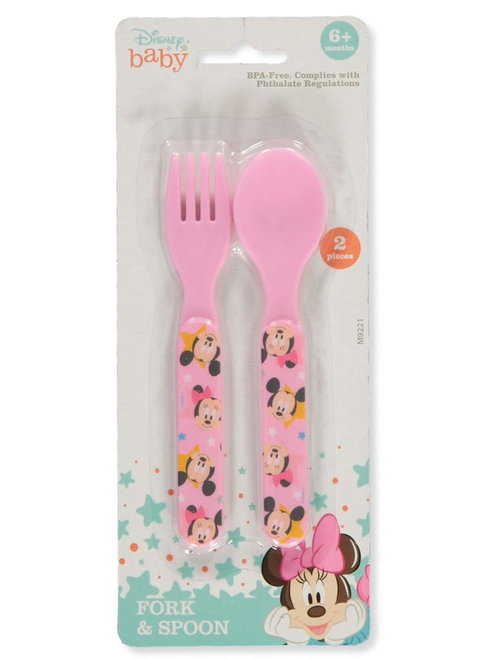 Pack of 2 Gerber Graduates Kiddy Cutlery Toddler Forks Colors may vary 3 ea 