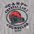 thumbnail image 2 of Friday The 13Th Camp Counselor Women's T Shirt, Athletic Heather, Large, 2 of 6