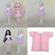 thumbnail image 3 of Muñeca de moda 1/6 para niñas: camisetas, atuendos, bricolaje, ropa de vestir, juguetes para niños Rosado, 3 of 9