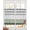 Green, variant on Brown Geometric Sheer Curtains 84 Inch Length 2 Panels Set for Living Room/Bedroom, Stripes Boho Spring Flowers Pastoral Country Kitchen Curtains Grommet Curtains Window Treatments 52"x84"x2