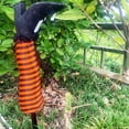 thumbnail image 2 of 2 Pcs Halloween Wicked Witch Legs with Stakes Decoration, Yard Witch Legs Decorations Halloween Decoration, Halloween Outdoor, Lawn, Yard and Patio Decor (Orange Black), 2 of 2
