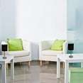 thumbnail image 4 of Simple Designs LT2007-BLK-2PK Chrome Mini Basic 2 Pack Abat-Jours en Tissu Ensemble de Lampes de Table, Noir, 2 Unités, 4 of 7