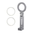 thumbnail image 1 of Soporte para teléfono con rotación de 360 ​​grados, antideslizante, de aleación de aluminio resistente. Plata, 1 of 9