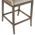 thumbnail image 5 of Dycanpo 26.5''H Outdoor Counter Height Chairs, Boho-Style Rattan Bar Stools Set of 2, Yellowish Slate Gray, 5 of 9