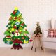 thumbnail image 5 of 100x70cm 3D fieltro árbol de Navidad DIY pegatina con luz Navidad hogar Bar decoración Tmvgtek Oficina Multiescena Multifunción, 5 of 9