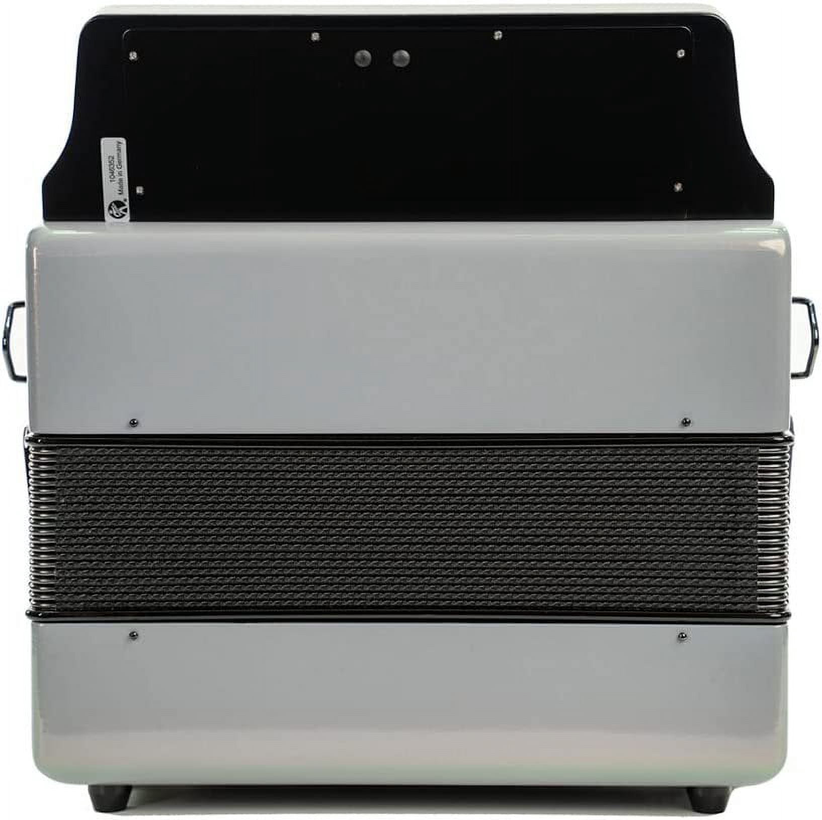 Hohner Corona C-II Accordion, Silver Rainbow, 31 Keys, 12 Bass Buttons