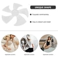 thumbnail image 3 of OULII White Replacement Fan Blades for Standing Pedestal Fans 5 Blade Design Low Noise, 3 of 6