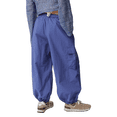 thumbnail image 5 of Biekopu Women Long Pants, Casual Party Street Solid Color Pants Side Pockets Jogger Trousers, 5 of 6