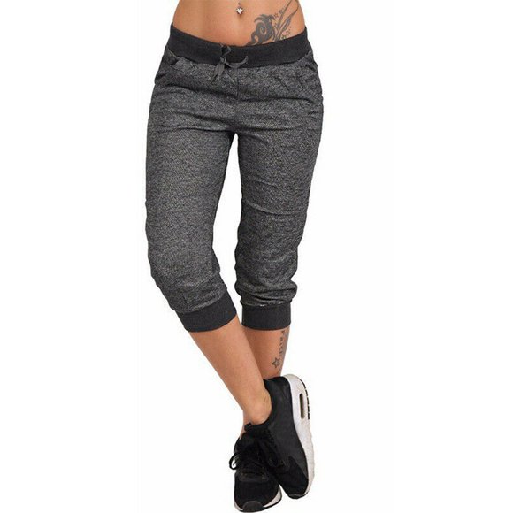 Capri Jogger Pants Womens