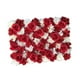 thumbnail image 2 of Panel de pared de flores, telón de fondo de bodas, panel floral romántico decorativo, fondo de pared de flores para de interior de fiesta en Rojo, 2 of 8