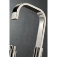 thumbnail image 3 of Kingston Brass Robinet de Lavabo à Large Diffusion, Bec Verseur de 5-1/2 Pouces, Nickel Poli, 3 of 3