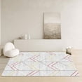 thumbnail image 1 of Alfombras de área Grande, tapetes Modernas para Sala, alfombras abstractas Suaves para Sala de Estar, recámara, Cocina, Comedor, Debajo de la Cama y de la Mesa, Parte Trasera de Goma, 1 of 4
