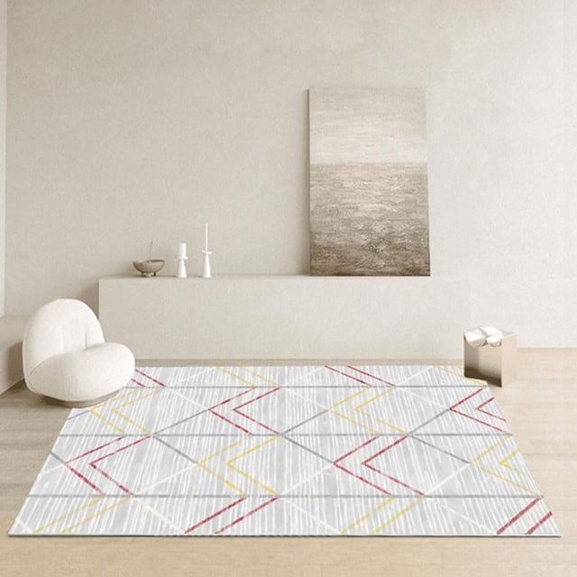 Alfombras de área Grande, tapetes Modernas para Sala, alfombras abstractas Suaves para Sala de Estar, recámara, Cocina, Comedor, Debajo de la Cama y de la Mesa, Parte Trasera de Goma