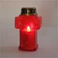 thumbnail image 4 of 2 piezas Cross creative Cross Velas Luces de vela sin envejecimiento Luces de velas de la iglesia para sacrificio, 4 of 5