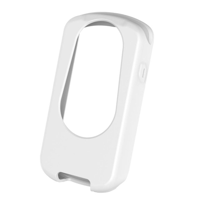 Funda de silicona para el ciclocomputador Edge 1030, cubierta protectora de GPS para blanco