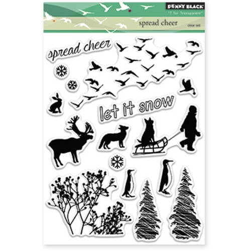 Penny Black 30-320,Spread Cheer,Clear Set