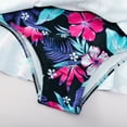thumbnail image 6 of Godderr Kids Toddler Girls One Piece Swimsuits Crushed Flower Suspenders Stretch Bikini Summer Bathing Suits 4-12 Years Old, 6 of 6